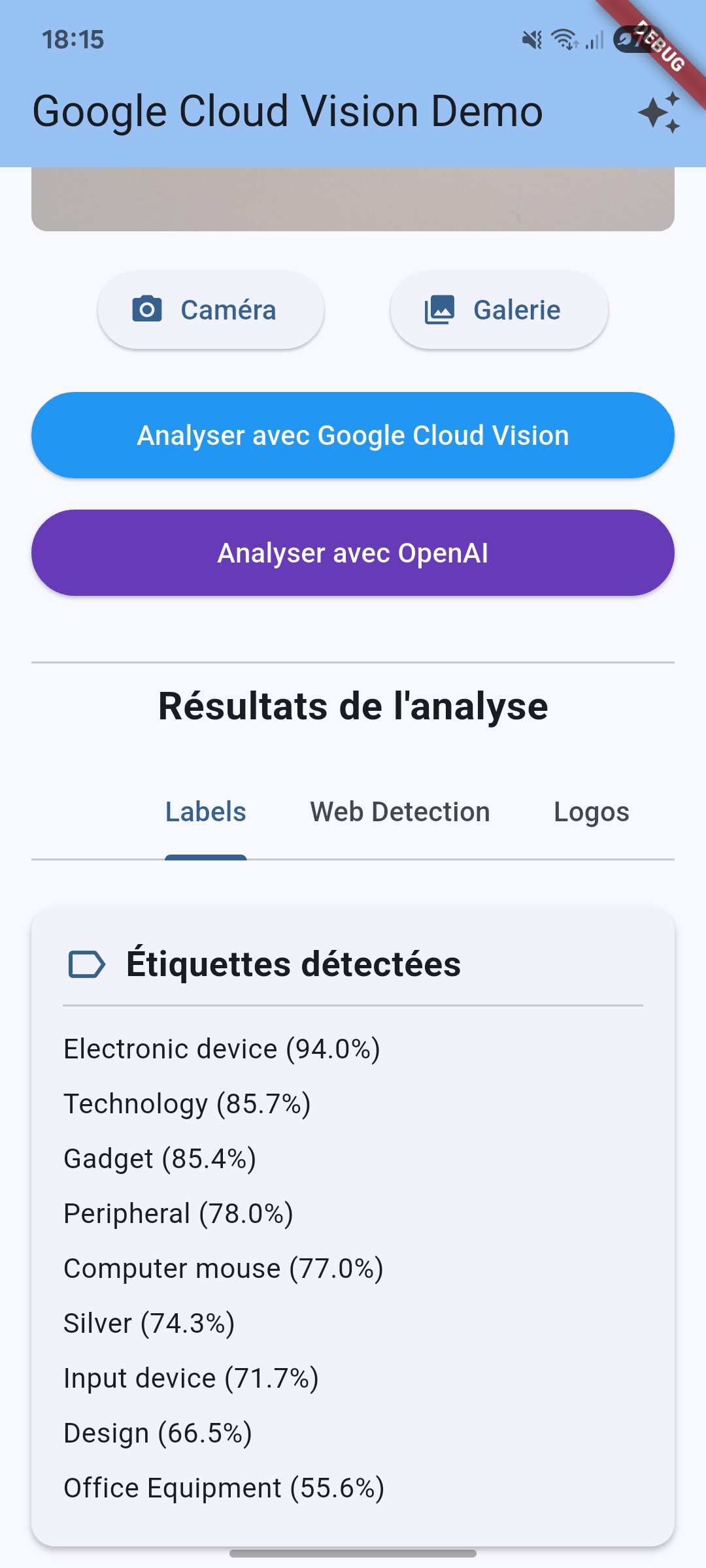 Flutter Cloud Vision